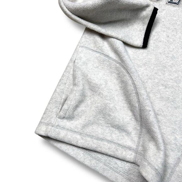 Vintage Old Navy 1/4 Zip Fleece Sweatshirt Y2K White Logo Patch Skater Men Sz M - Picture 7 of 13